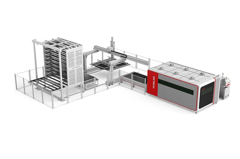 Automatic Loading and Unloading Laser Cutting Machine with Warehousing ...